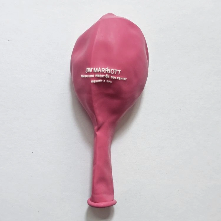 Personalized printed balloons for events, Pink balloons printed